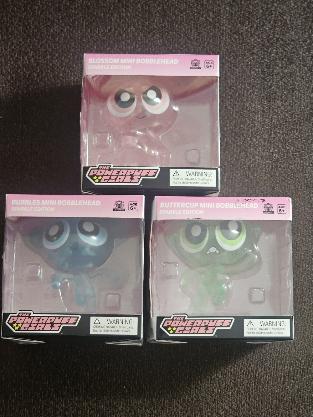 New CultureFly Powerpuff Girls Sparkle Edition Set Of 3